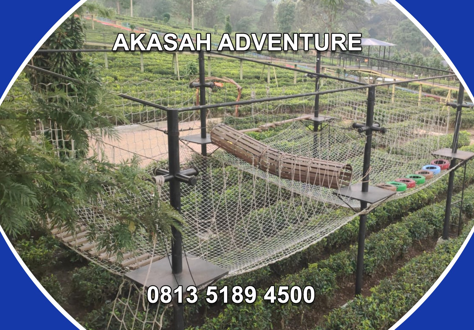 081351894500 Harga Kontraktor Jasa Instalasi Pembangunan Wahana Outbound Outdoor Indoor Profesional Terpercaya Berpengalaman Murah Kualitas Bagus Flying Fox High Rope Elvis Walk Jembatan Gantung